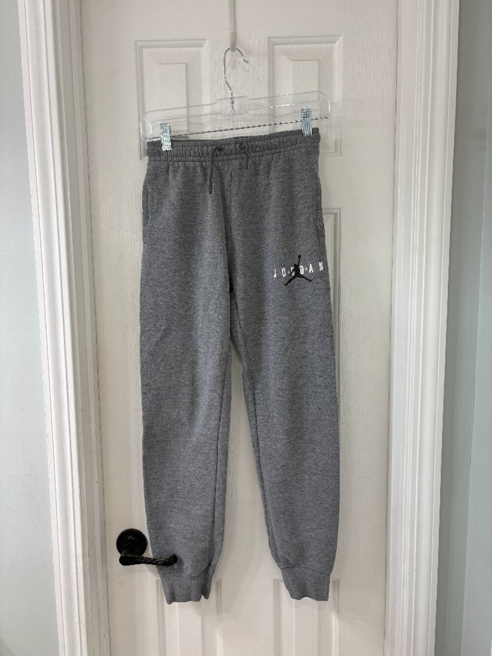 Jordan Gray Sweat Pants Youth Large